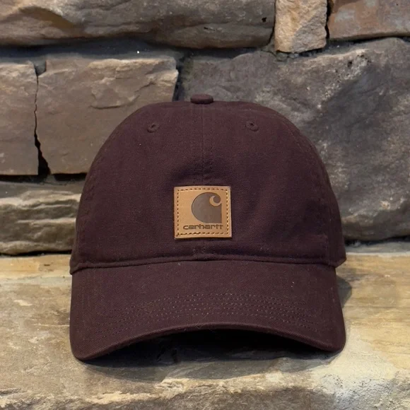 ★人気★ Carhartt Canvas Cap Blackberry Carhartt Canvas Cap - Blackberry – Lenny's Shoe & Apparel